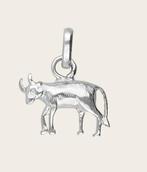 Zilveren Gnoe bewerkt klein kettinghanger, Verzenden, Nieuw