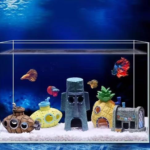 Aquarium Mini Landschap Decoratie Schuilplaats Ornament, Dieren en Toebehoren, Vissen | Aquaria en Toebehoren, Nieuw, Verzenden