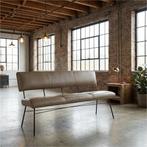 Leren eetkamerbank Solid, Huis en Inrichting, Ophalen of Verzenden, Nieuw, Leer