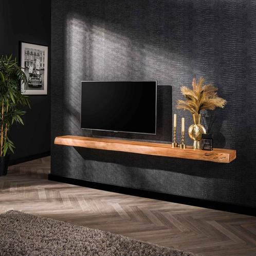 Wandplank Nola massief 200 cm, Huis en Inrichting, Woonaccessoires | Wandplanken en Boekenplanken, Verzenden