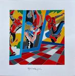 Ugo Nespolo (1941) - Spidey Sense + Ubermensch (due opere)