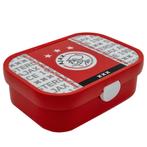 Kingdo Ajax Lunchbox W/R/W Logo Mepal, Sport en Fitness, Voetbal, Verzenden, Nieuw