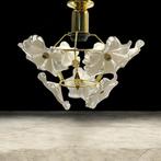 Mid-century Italian Design - Plafondlamp - Messing,, Antiek en Kunst