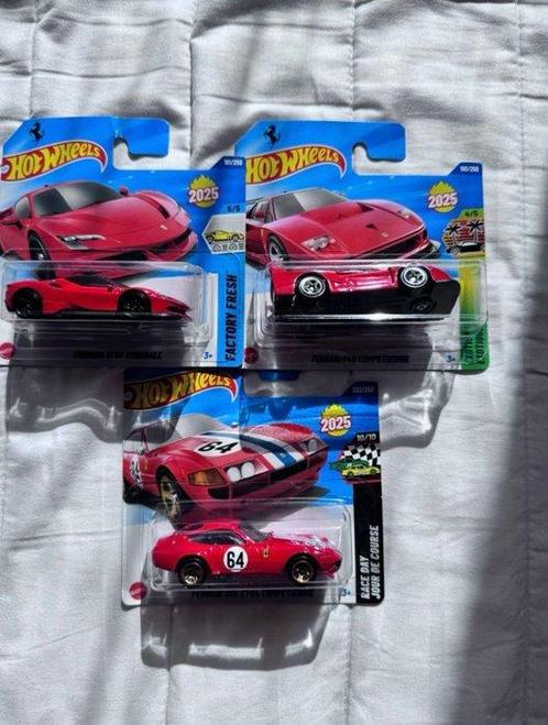Hot Wheels 1:64 - Modelauto (4) - Formule 1 & Ferrari, Hobby en Vrije tijd, Modelauto's | 1:5 tot 1:12