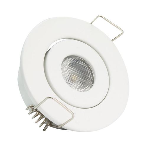 Mini Spots Stef - 1 watt - Wit - rond - warm wit, Huis en Inrichting, Lampen | Spots, Verzenden