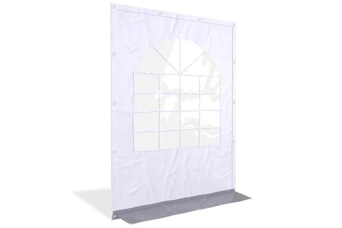 Partytent zijwand met raam | 2m breed | 2,2m hoog | PVC, Doe-het-zelf en Verbouw, Zeil en Folie, Zeil, Nieuw, Verzenden