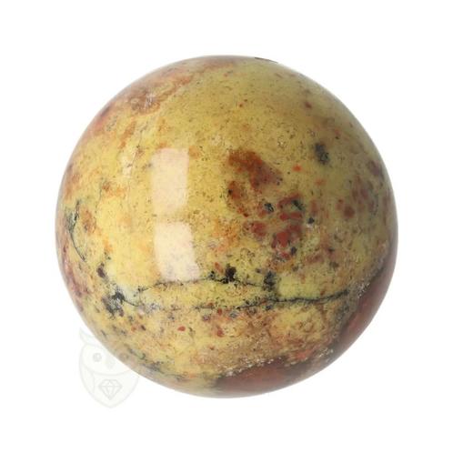 Groene Opaal Bol Nr 15 - Ø 6.62 cm - Madagaskar, Sieraden, Tassen en Uiterlijk, Edelstenen, Nieuw, Verzenden