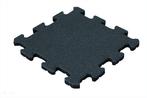 Rubber tegel 50 mm - 50 x 50 cm - Zwart - Puzzelsysteem, Tuin en Terras, Verzenden, Nieuw