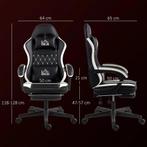 Gaming-stoel Met Voetensteun, Computerstoel Met Hoofdsteun &, Huis en Inrichting, Verzenden, Nieuw