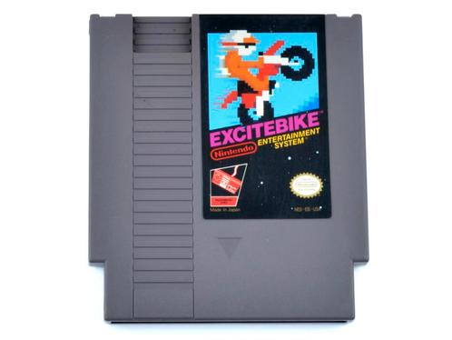 Excitebike (NTSC) (5 Screw) [Nintendo NES], Spelcomputers en Games, Games | Nintendo NES, Zo goed als nieuw, Ophalen of Verzenden