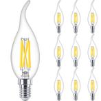 Voordeelpak PHILIPS - LED Lamp E14 10 Pack - MASTER LED E14, Led-lamp, Soft of Flame, E14 (klein), Nieuw