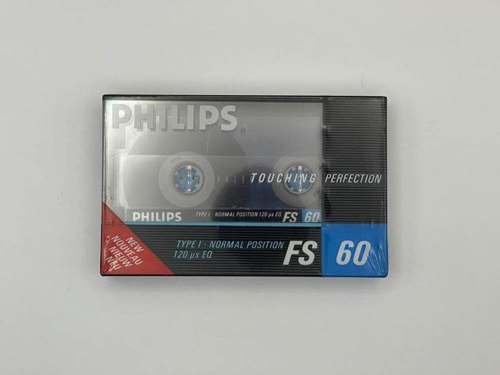Philips FS60 Cassettebandje Type I Normal Position Nieuw NOS, Cd's en Dvd's, Cassettebandjes, Ophalen of Verzenden