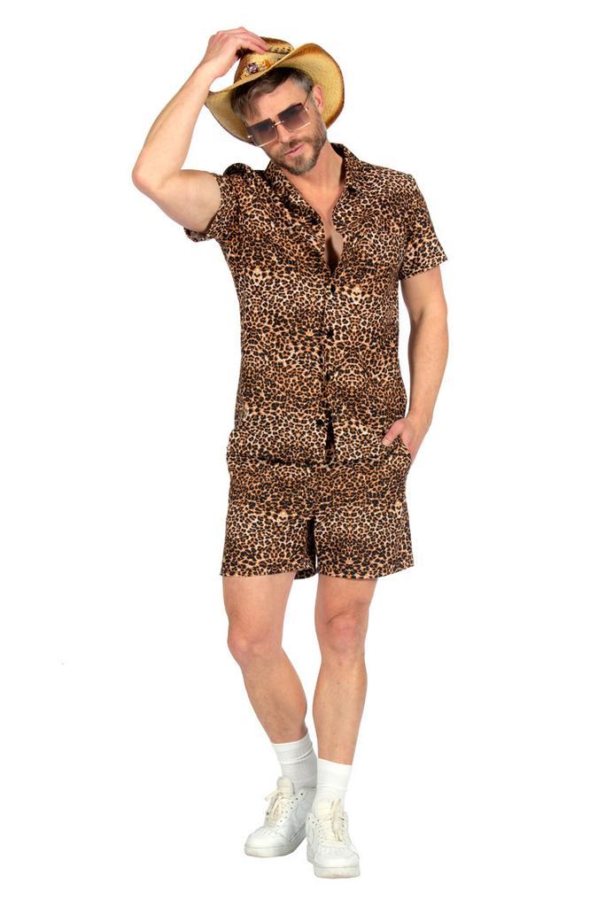 Summer Outfit Heren Panterprint, Kleding | Heren, Carnavalskleding en Feestkleding, Nieuw, Ophalen of Verzenden
