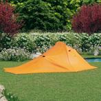 Tent 317x240x100 cm oranje en grijs (Tenten, Outdoor items)