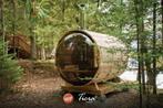 Barrel sauna Panoramic View | Red Cedar sauna made in Canada, Sport en Fitness, Sauna, Nieuw, Complete sauna, Ophalen of Verzenden