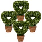 Set van 4 Mini-Kunstplanten Kunstboom met Pot Kleine Kunstpl, Huis en Inrichting, Woonaccessoires | Kunstplanten en Kunstbloemen