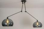 Rietveld Hanglampen - Zwart, Grijs - Kunststof, Metaal, Verzenden, Nieuw