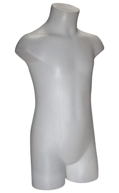 Plastic collection torso 3/4 model kind 7-9 jaar wit, Zakelijke goederen, Kantoor en Winkelinrichting | Winkel en Inventaris