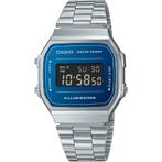 Casio - A168WEM-2BEF - silver grey, Sieraden, Tassen en Uiterlijk, Horloges | Dames, Verzenden, Nieuw