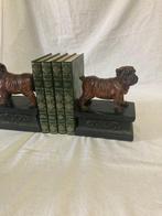 Boekensteunen (2) - Prachtige boekenkast Bouledogues -, Antiek en Kunst