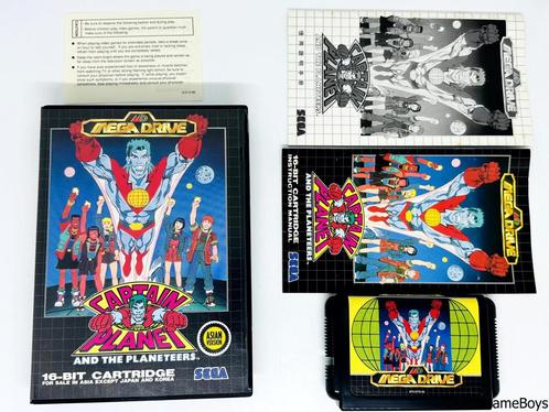 Sega Megadrive - Captain Planet And The Planeteers - Asian V, Spelcomputers en Games, Games | Sega, Gebruikt, Verzenden