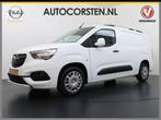 Opel Combo D 131PK L2H1 Trekhaak Airco Navi Camera Apple Car, Auto's, Bestelauto's, Stof, Gebruikt, Euro 6, Wit