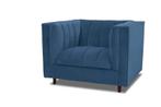 Fauteuil Joure - fauteuils - Blauw, Nieuw, Blauw, Stof