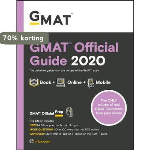 GMAT Official Guide 2020 9781119576068, Boeken, Overige Boeken, Zo goed als nieuw, Verzenden