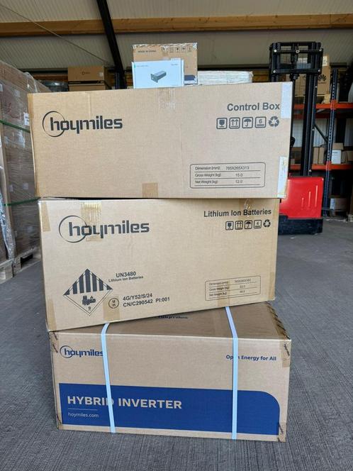 Thuisbatterij Hoymiles 3.6 kW omvormer + 5 kWh batterij SET, Doe-het-zelf en Verbouw, Zonnepanelen en Toebehoren, Compleet systeem