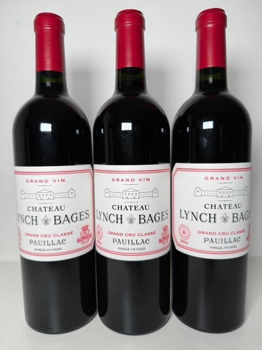 2022 Chateau Lynch Bages - Pauillac 5ème Grand Cru Classé -, Verzamelen, Wijnen