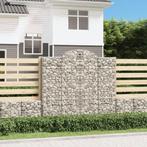 vidaXL Schanskorven 3 st gewelfd 200x50x180/200 cm ijzer, 100 cm of meer, Verzenden, Nieuw, Metaal