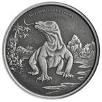 Tokelau Komodo Dragon 1 oz 2022 Antique Finish, Zilver, Losse munt, Verzenden