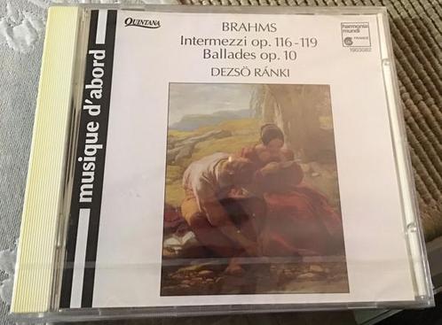 cd - Johannes Brahms - Intermezzi op.116-119 Ballades op.10, Cd's en Dvd's, Cd's | Overige Cd's, Zo goed als nieuw, Verzenden