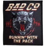 Bad Company - Runnin With the Pact - Patch off. merchandise, Verzenden, Nieuw, Kleding