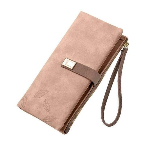 ZILOU Overslagportemonnee Lang Polsband Roze [TIP!], Sieraden, Tassen en Uiterlijk, Portemonnees, Roze, Nieuw, Overige merken