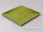 Onderbord Vierkant Groen 27x27 cm, Ophalen of Verzenden, Nieuw