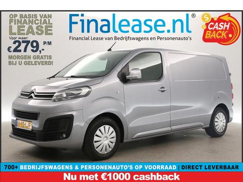 Citroën Jumpy 2.0 BlueHDI L2H1 177PK Autom TrekH 3Per €279pm, Auto's, Bestelauto's, Lease, Automaat, Diesel, Citroën, Zilver of Grijs