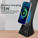 Multifunctionele LED Bureaulamp met Draadloze Oplader, Verzenden, Nieuw