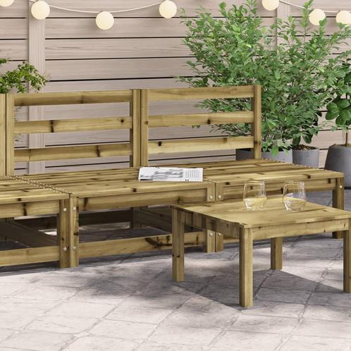 vidaXL Tuinbanken 2 st zonder armleuning 70x70x67 cm, Tuin en Terras, Tuinsets en Loungesets, Nieuw, Verzenden