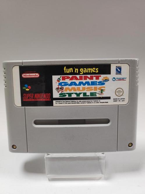 Fun n Games (Paint, Games, Music, Style) SNES, Spelcomputers en Games, Games | Nintendo Super NES, Ophalen of Verzenden