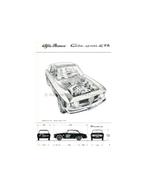 1965 ALFA ROMEO GIULIA SPRINT GTA INSTRUCTIEBOEKJE FRANS, Auto diversen, Handleidingen en Instructieboekjes