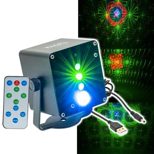 Ibiza Light TINYLED-LASRGB Led En Laser Effect Op Accu, Muziek en Instrumenten, Licht en Laser, Overige typen, Nieuw, Verzenden