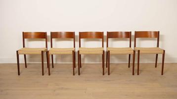 Vintage eetkamerstoel | Cadovius | Pia | Royal Persiennen | beschikbaar voor biedingen