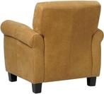 Direct meenemen | Cognac leren fauteuil | cognac leer | NIEU, Huis en Inrichting, Fauteuils, Klassiek, Nieuw, Ophalen of Verzenden