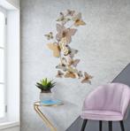 VLINDERS WANDPANEEL GOUD/ROZE C CM 59,5X4X111,5, Ophalen of Verzenden, Nieuw