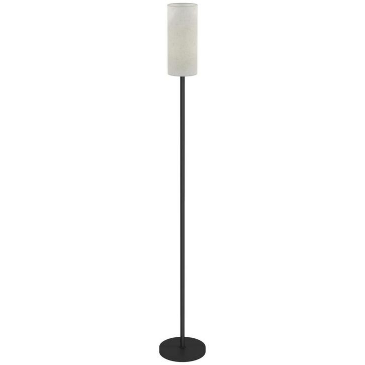 TRUUSK Staande Lamp met Stoffen Lampenkap - E27 Fitting - Vo, Huis en Inrichting, Lampen | Vloerlampen, Nieuw, Verzenden