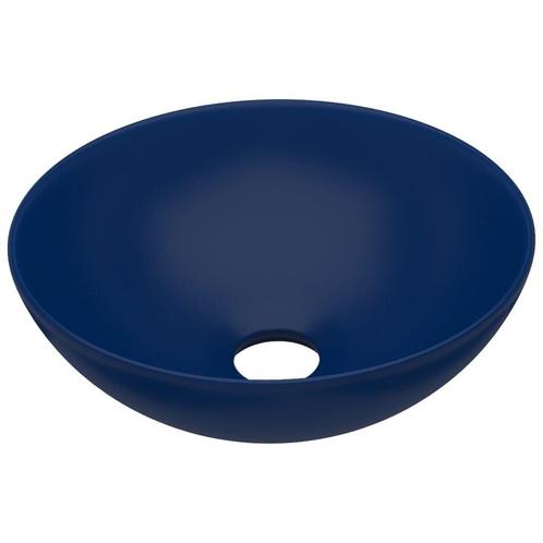 Wastafel Donkerblauw | Retourdeal | Stijlvolle badkamer |..., Doe-het-zelf en Verbouw, Sanitair, Nieuw, Wastafel, Ophalen of Verzenden