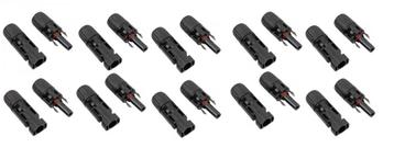 MC4 connector Male + Female - Zonnepaneel - 10 stuks beschikbaar voor biedingen