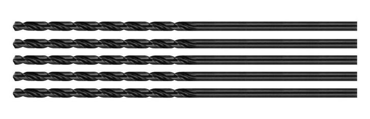 Set van 5 metaalboren, extra lang (4.5x300 mm), Doe-het-zelf en Verbouw, Gereedschap | Handgereedschap, Nieuw, Ophalen of Verzenden