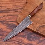 SK KNIVES - Keukenmes - R0043 - Staal, Hout, Messing -